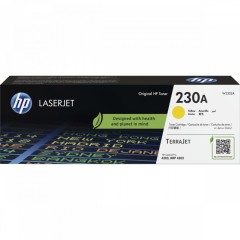 Картридж лазерный HP W2302A 230A Yellow LaserJet Toner, на 1800 страниц..