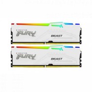 Модуль памяти Kingston Fury Beast White RGB EXPO DDR5 DIMM 32Gb KIT (2x16Gb) 6000MHz CL36