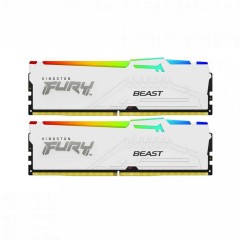 Модуль памяти Kingston Fury Beast White RGB EXPO DDR5 DIMM 32Gb KIT (2x16Gb) 6000MHz CL36