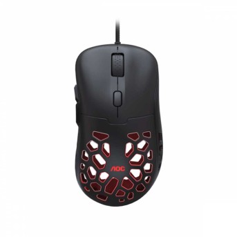 Мышь игровая AOC GM510B 6 кн. 16000 dpi, USB2.0 кабель 1.8 м Черный GM510B - Metoo (1)