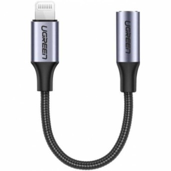 Переходник Ugreen US211, аудио Lightning To 3.5mm, Female Adapter, 30756 - Metoo (1)
