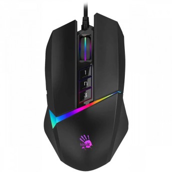 Мышь Bloody W60-Max, Stone Black, оптическая 10000CPI, 180 см, USB в Metoo.kz - Metoo (1)