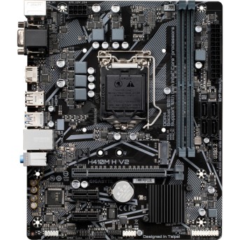 Материнская плата GIGABYTE H410M-H V2, LGA1200, H410, 2xPCI-E, D-SUB+HDMI, 4xSATA, 2DDR4, MATX в Metoo.kz - Metoo (2)