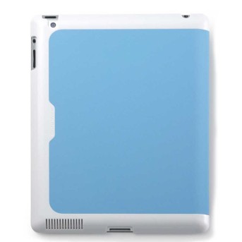 Wake Up Folio (C-IP3F-SCWU-BW) футляр для iPad 2, iPad 3 и iPad 4-го поколения (бело-голубой) - Metoo (1)
