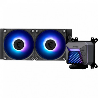 Водяное охлаждение для CPU MAG CORELIQUID A15 240 Socket Intel/AMD, ARGB, Fan 2x120см Черный в Metoo.kz - Metoo (1)