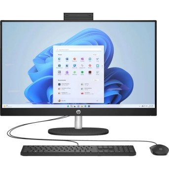 Моноблок HP 7Y0F3EA HP 27 inch All-in-One 27-cr0037ci PC 27'' FHD (1920 x 1080)/Intel Core i3-1315U up to 4.5GHz (6C)/8GB/512GB/Intel UHD Graphics/Wi-Fi 6/BT5.4/HP TrueVision 720p/USB mouse+keyboard/DOS/1Y/Black в Metoo.kz - Metoo (1)
