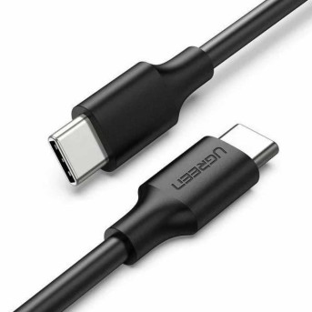 Кабель UGREEN US286 USB 2.0 Type C to Type C Cable Nickel Plating 1.5m (Black) в Metoo.kz - Metoo (1)