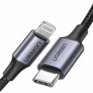 Кабель Ugreen US304 Lightning To Type-C 2.0 Male Cable 1M, 60759