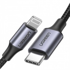 Кабель Ugreen US304 Lightning To Type-C 2.0 Male Cable 1M, 60759..