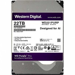 Жесткий диск HDD 22 Tb SATA 6Gb/s Western Purple Pro WD221PURP, 7200rpm, 512Mb..