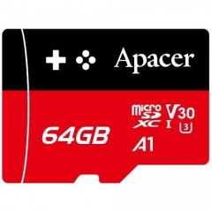 Карта памяти Apacer AP64GMCSX10U7-RAGC 64GB