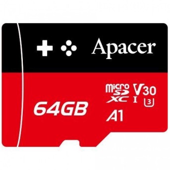 Карта памяти Apacer AP64GMCSX10U7-RAGC 64GB в Metoo.kz - Metoo (1)