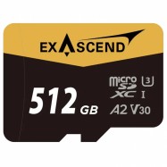 Карта памяти MicroSD Exascend Catalyst, 512Gb, SDXC I, UHS-I (V30), R175/W150 +SD adapter