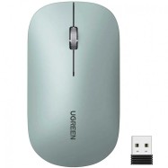 Беспроводная мышь UGREEN MU001 Wireless Mouse Green/No AA Battery inside, 90374