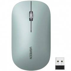Беспроводная мышь UGREEN MU001 Wireless Mouse Green/No AA Battery inside, 90374..
