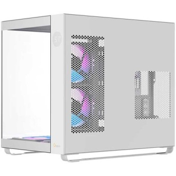 Корпус Ocypus Iota C70 WH ARGB ATX/mATX/mITX 2xUSB, Type-C, Белый, Iota-C70-WHD600XX-GL в Metoo.kz - Metoo (2)