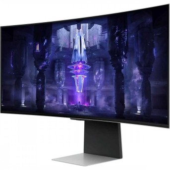 Монитор жидкокристаллический Samsung МониторжидкокристаллическийSamsungLS34BG 34'' 21:9 3440x1440(UWQHD) OLED, Curved, Нет, 175 Hz, 250 cd/m2, H178°/V178°, Speakers, Silver LS34BG850SIXCI в Metoo.kz - Metoo (14)