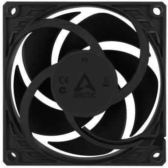 Кулер для корпуса ARCTIC P8 (Black), ACFAN00147A, 8cm, 3000rpm, 3Pin, Fluid Dynamic Bearing в Metoo.kz - Metoo (3)
