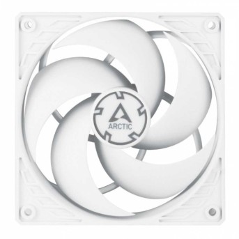 Кулер для корпуса ARCTIC P12 PWM PST (White), ACFAN00170A, 12cm, 200-1800rpm, 4Pin, Fluid Dynamic в Metoo.kz - Metoo (1)