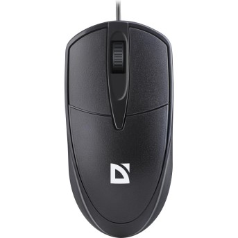Мышь Defender Trace MB-989 (52935), 2key+колесо, Optical 1000dpi, USB 1.2m, черный в Metoo.kz - Metoo (1)
