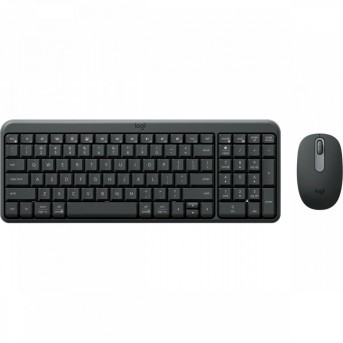 Клавиатура+мышь Logitech MK250 Wireless, 99 keys, EN/RU, 2xAAA, 1000DPI, 1xAA, BT 5.1, Черный в Metoo.kz - Metoo (1)