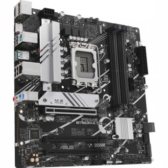 Сист. плата ASUS PRIME B760M-A D4-CSM, B760, 1700, 4xDDR4, 3xPCI-Ex16, 2xM.2, 4xSATA, DP, 2xHDMI, 2.5Gb Ethernet, BOX в Metoo.kz - Metoo (3)
