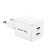 Зарядное устройство Huntkey G35 Pro, 35W, Input 100-240V~50/60Hz, Output: 5V/3A-20V1.5A, Port: 2C..