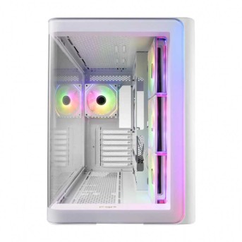 Компьютерный корпус FSP M580-WA, Без БП, 2xUSB3.0/Type-C, 4x120 ARGB, Curved Glass, White, ATX(BTF) в Metoo.kz - Metoo (3)
