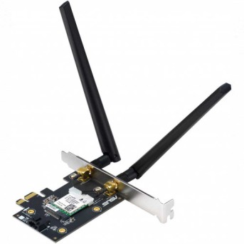 Двухдиапазонный беспроводной адаптер ASUS PCE-AX1800 802.11ax, PCIe, 2 антенны, Bluetooth 5.2, WPA3, OFDMA, MU-MIMO в Metoo.kz - Metoo (3)