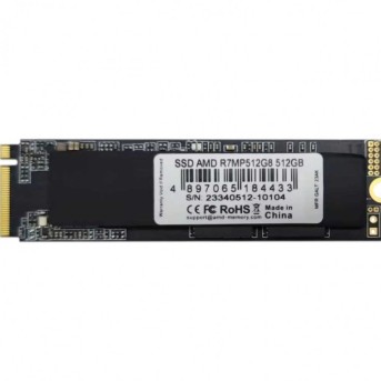 Твердотельный накопитель 512GB SSD AMD RADEON R7 M.2 2280 PCI-E Gen4 R5200Mb/s W2800MB/s R7MP512G8 в Metoo.kz - Metoo (1)