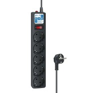 Сетевой фильтр Power Cube Куб SPG5-C5, 5м, Черный ,5 розеток, 10A, Black..
