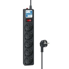 Сетевой фильтр Power Cube Куб SPG5-C5, 5м, Черный ,5 розеток, 10A, Black..