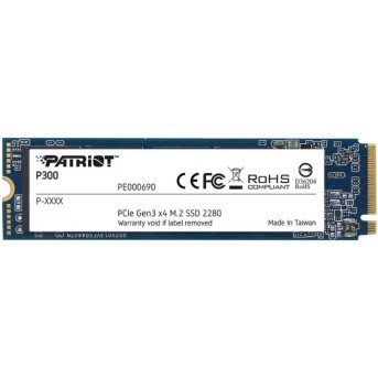 Твердотельный накопитель SSD 128 Gb M.2 PCIe Patriot P300 P300P128GM28 PCIe Gen3 x4 в Metoo.kz - Metoo (1)