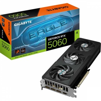 Видеокарта GIGABYTE GeForce RTX 5060 EAGLE MAX OC 8G, 8Gb/128bit, 1хHDMI+3xDP, PCIe5.0 в Metoo.kz - Metoo (5)