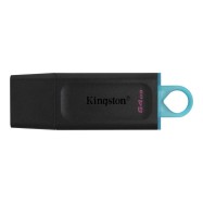 Флэш-накопитель Kingston 64Gb USB3.2 Gen1 Data Traveler Exodia (Black+Teal), комплект 2шт.