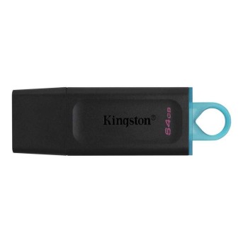 Флэш-накопитель Kingston 64Gb USB3.2 Gen1 Data Traveler Exodia (Black+Teal), комплект 2шт. в Metoo.kz - Metoo (1)