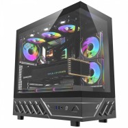 Компьютерный корпус DarkFlash DS950, Black, 6xFan DM20 ARGB, ATX..
