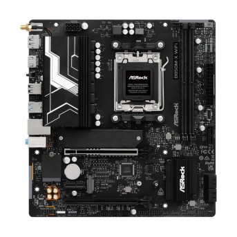 Материнская плата ASRock B850M-X WIFI R2.0 AM5 2xDDR5 4xSATA 2xM.2 Type-C HDMI DP WiFi6E mATX в Metoo.kz - Metoo (1)