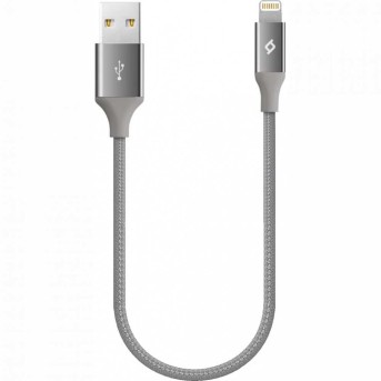 ttec AlumiCable Ligthning USB Charge / Data Mini Cable , 30cm , Space Gray в Metoo.kz - Metoo (1)