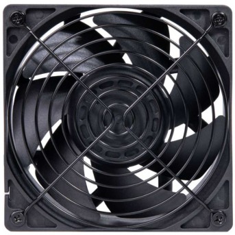 Кулер для корпуса GELID GALE BLACK, FN-GALE-01, 12cm, 500-3500rpm, 4Pin, Double Ball Bearing в Metoo.kz - Metoo (1)
