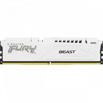 Kingston DRAM 16GB 5600MT/s DDR5 CL40 DIMM FURY Beast White XMP в Metoo.kz - Metoo (1)