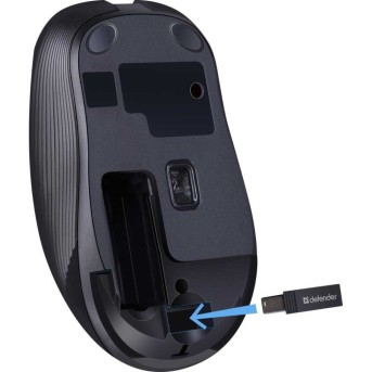 Мышь Defender Gassa MM-105 красный в Metoo.kz - Metoo (3)