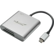Картридер Exascend EXCRCFSD2A, 2 slots, CFexpress Type A / SDXC, USB Type-C/Type-A (USB3.2)
