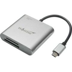 Картридер Exascend EXCRCFSD2A, 2 slots, CFexpress Type A / SDXC, USB Type-C/<wbr>Type-A (USB3.2)