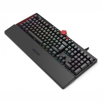 Игровая Клавиатура AOC AGK700, 108 клавиш, RGB SHOW, кабель 1,8м, USB2.0 RED AGK700DR2R - Metoo (1)