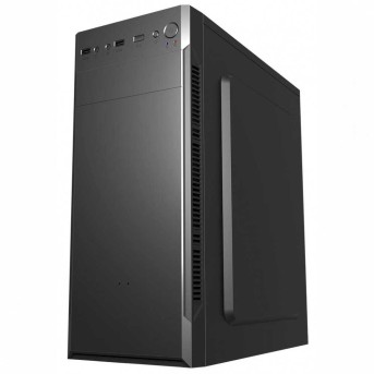 Компьютерный корпус FSP CMT160, Без БП, 1xUSB3.0/<wbr>2xUSB2.0, HD Audio, w/<wbr>o FAN, Black, ATX - Metoo (4)
