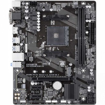 Плата материнская Gigabyte Gigabyte GAA32MS2H-00-G12, M/B GA-A320M-S2H 1.2 в Metoo.kz - Metoo (2)