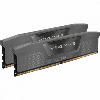 Corsair DDR5, 6000MT/s 64GB 2x32GB DIMM, Unbuffered, 40-40-40-77, Std PMIC, AMD EXPO, VENGEANCE DDR5 Cool Grey Heatspreader, 1.35V, EAN:0840006601197 в Metoo.kz - Metoo (2)