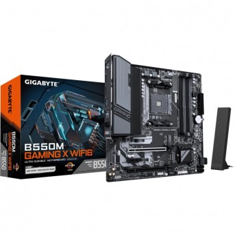 Материнская плата GIGABYTE B550M GAMING X WIFI6, AM4, 4xDDR4, HDMI+DP, 2xM.2, mATX в Metoo.kz - Metoo (4)