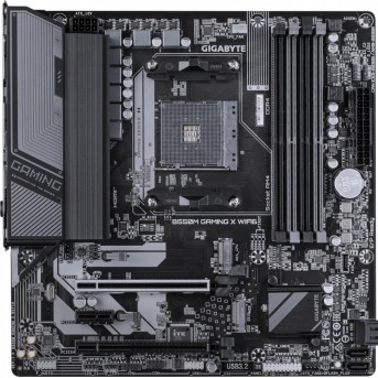 Материнская плата GIGABYTE B550M GAMING X WIFI6, AM4, 4xDDR4, HDMI+DP, 2xM.2, mATX в Metoo.kz - Metoo (1)